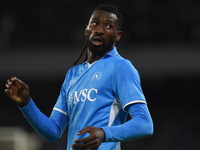 Andre-Frank Zambo Anguissa of SSC Napoli during the Serie A match between SSC Napoli and Como at Stadio Diego Armando Maradona Naples Italy...