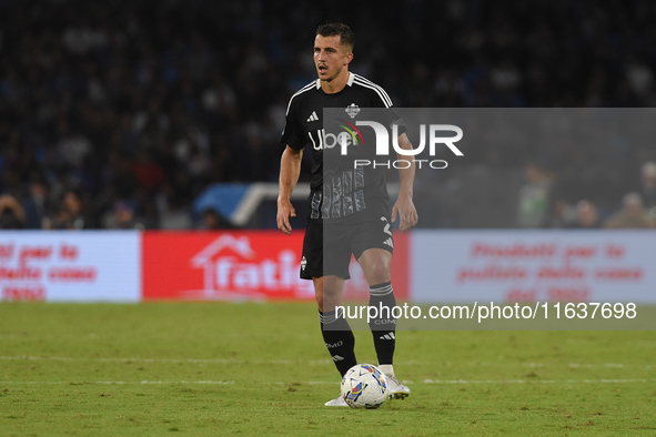 Marc-Oliver Kempf of Como during the Serie A match between SSC Napoli and Como at Stadio Diego Armando Maradona Naples Italy on 4 October 20...