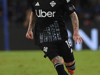 Alberto Moreno of Como during the Serie A match between SSC Napoli and Como at Stadio Diego Armando Maradona Naples Italy on 4 October 2024....