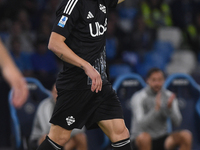 Andrea Belotti of Como during the Serie A match between SSC Napoli and Como at Stadio Diego Armando Maradona Naples Italy on 4 October 2024....