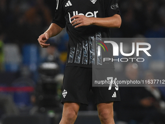 Nico Paz of Como during the Serie A match between SSC Napoli and Como at Stadio Diego Armando Maradona Naples Italy on 4 October 2024. (