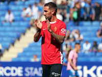 Sergi Darder plays during the match between RCD Espanyol and RCD Mallorca in week 9 of LaLiga EA Sports at the RCDE Stadium in Barcelona, Sp...