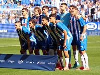 The RCD Espanyol team plays during the match between RCD Espanyol and RCD Mallorca, corresponding to week 9 of LaLiga EA Sports, at the RCDE...