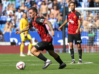 Sergi Darder plays during the match between RCD Espanyol and RCD Mallorca in week 9 of LaLiga EA Sports at the RCDE Stadium in Barcelona, Sp...