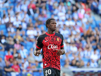 Chiquinho plays during the match between RCD Espanyol and RCD Mallorca in week 9 of LaLiga EA Sports at the RCDE Stadium in Barcelona, Spain...