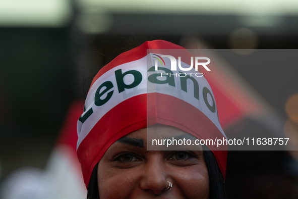 A thousand protesters take part in a protest demanding a ceasefire and opposing ongoing Israeli attacks on Gaza and Lebanon in Duesseldorf,...