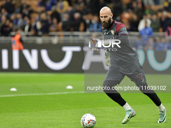 Vanja Milinkovic-Savic participates in the Serie A 2024-2025 match between Inter and Torino in Milano, Italy, on October 5, 2024. 