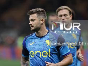 Karol Linetty participates in the Serie A 2024-2025 match between Inter and Torino in Milano, Italy, on October 5, 2024. (