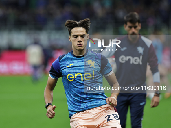 Samuele Ricci participates in the Serie A 2024-2025 match between Inter and Torino in Milano, Italy, on October 5, 2024. 