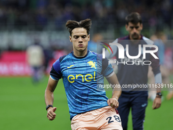 Samuele Ricci participates in the Serie A 2024-2025 match between Inter and Torino in Milano, Italy, on October 5, 2024. (