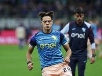 Samuele Ricci participates in the Serie A 2024-2025 match between Inter and Torino in Milano, Italy, on October 5, 2024. (