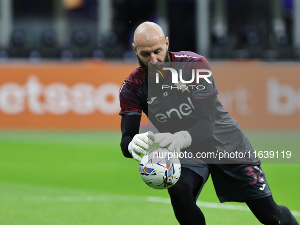 Vanja Milinkovic-Savic participates in the Serie A 2024-2025 match between Inter and Torino in Milano, Italy, on October 5, 2024. 