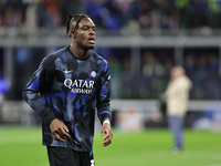 Yann Bisseck participates in the Serie A 2024-2025 match between Inter and Torino in Milano, Italy, on October 5, 2024. (