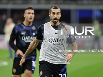 Henrikh Mkhitaryan participates in the Serie A 2024-2025 match between Inter and Torino in Milano, Italy, on October 5, 2024. (