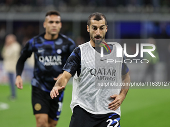 Henrikh Mkhitaryan participates in the Serie A 2024-2025 match between Inter and Torino in Milano, Italy, on October 5, 2024. (