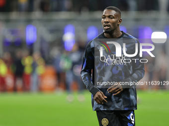 Marcus Thuram during the Serie A 2024-2025 match between Inter and Torino in Milano, Italy, on October 5, 2024 (