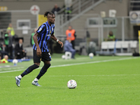 Yann Bisseck participates in the Serie A 2024-2025 match between Inter and Torino in Milano, Italy, on October 5, 2024. (