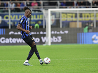 Yann Bisseck participates in the Serie A 2024-2025 match between Inter and Torino in Milano, Italy, on October 5, 2024. (