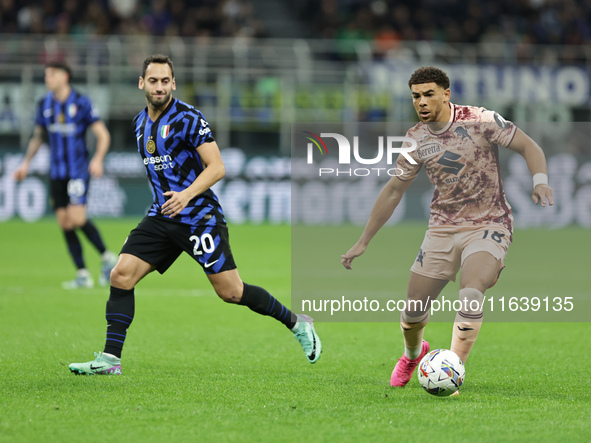 Che Adams during the Serie A 2024-2025 match between Inter and Torino in Milano, Italy, on October 5, 2024. 