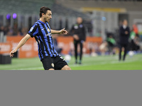 Matteo Darmian participates in the Serie A 2024-2025 match between Inter and Torino in Milano, Italy, on October 5, 2024. (