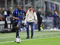 Yann Bisseck participates in the Serie A 2024-2025 match between Inter and Torino in Milano, Italy, on October 5, 2024. (