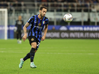 Hakan Calhanoglu participates in the Serie A 2024-2025 match between Inter and Torino in Milano, Italy, on October 5, 2024. (