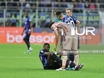 Marcus Thuram during the Serie A 2024-2025 match between Inter and Torino in Milano, Italy, on October 5, 2024 (