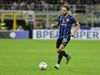 Hakan Calhanoglu participates in the Serie A 2024-2025 match between Inter and Torino in Milano, Italy, on October 5, 2024. (