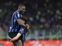 Marcus Thuram during the Serie A 2024-2025 match between Inter and Torino in Milano, Italy, on October 5, 2024 (