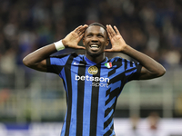 Marcus Thuram during the Serie A 2024-2025 match between Inter and Torino in Milano, Italy, on October 5, 2024 (