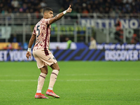 Adam Masina participates in the Serie A 2024-2025 match between Inter and Torino in Milano, Italy, on October 5, 2024. (