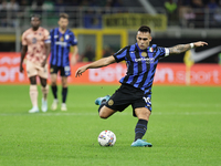 Lautaro Martinez during the Serie A 2024-2025 match between Inter and Torino in Milano, Italy, on October 5, 2024 (