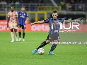 Lautaro Martinez during the Serie A 2024-2025 match between Inter and Torino in Milano, Italy, on October 5, 2024 (