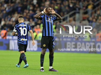 Marcus Thuram during the Serie A 2024-2025 match between Inter and Torino in Milano, Italy, on October 5, 2024 (