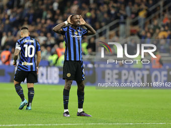 Marcus Thuram during the Serie A 2024-2025 match between Inter and Torino in Milano, Italy, on October 5, 2024 (