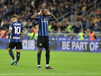 Marcus Thuram during the Serie A 2024-2025 match between Inter and Torino in Milano, Italy, on October 5, 2024 (