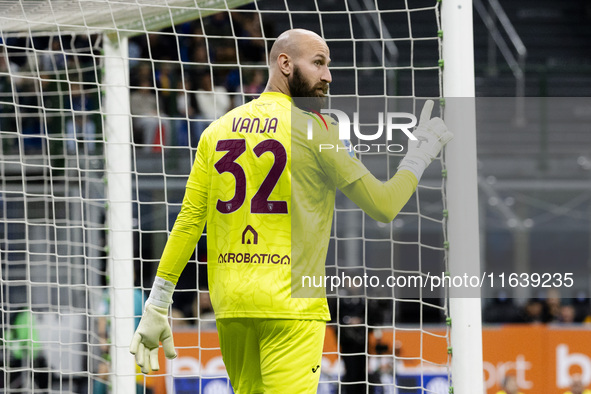 Vanja Milinkovic-Savic plays during the Serie A match between FC Internazionale and Torino FC in Milano, Italy, on October 5, 2024, at Stadi...