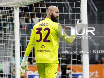 Vanja Milinkovic-Savic plays during the Serie A match between FC Internazionale and Torino FC in Milano, Italy, on October 5, 2024, at Stadi...