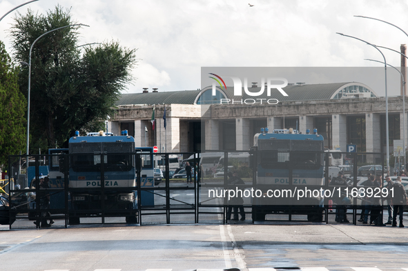 Clashes with the police and pro-Palestine demonstrations occur during the pro-Palestinian demonstration calling for an end to Israeli attack...