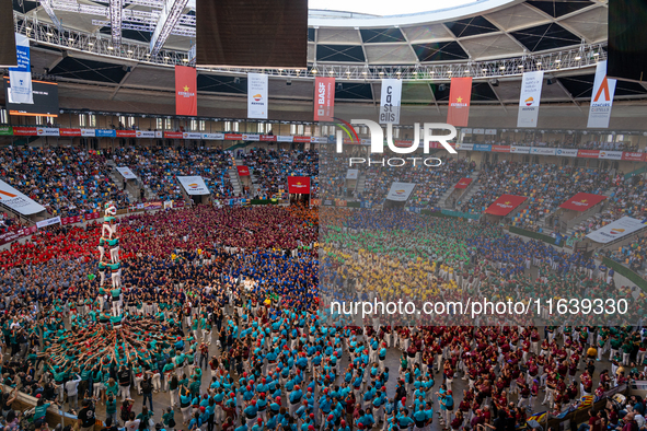 The Concurs de Castells competition takes place in Tarragona, Spain, on October 5, 2024. 