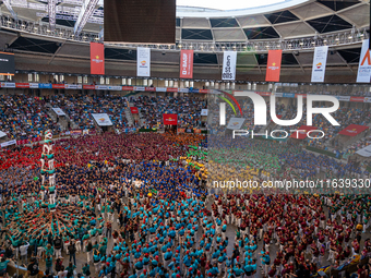 The Concurs de Castells competition takes place in Tarragona, Spain, on October 5, 2024. (