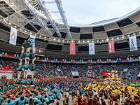 The Concurs de Castells competition takes place in Tarragona, Spain, on October 5, 2024. (