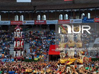 The Concurs de Castells competition takes place in Tarragona, Spain, on October 5, 2024. (