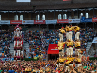 The Concurs de Castells competition takes place in Tarragona, Spain, on October 5, 2024. (