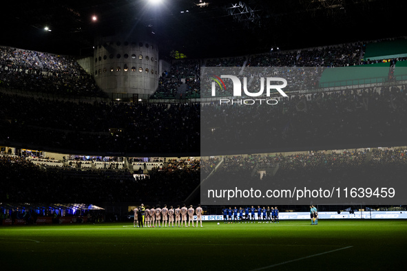 ...in action during the Serie A match between FC Internazionale and Torino FC at Stadio Giuseppe Meazza in Milano, Italy, on October 5, 2024...