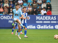 Pablo Meixus of Celta Fortuna is in action during the Spanish Football 1 Federation Group 1, JOR 7, between SD Ponferradina and Celta Fortun...