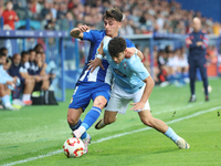 Yeray Cabanzon of SD Ponferradina is in action during the Spanish football 1st Federation Group 1, JOR 7, between SD Ponferradina and Celta...