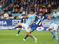 Alex Costa of SD Ponferradina participates in the Spanish Football 1st Federation Group 1, JOR 7 match between SD Ponferradina and Celta For...