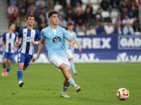 Pablo Meixus of Celta Fortuna is in action during the Spanish Football 1 Federation Group 1, JOR 7, between SD Ponferradina and Celta Fortun...