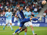 Borja Valle of SD Ponferradina plays during the Spanish football 1 Federation Group 1, JOR 7 match between SD Ponferradina and Celta Fortuna...